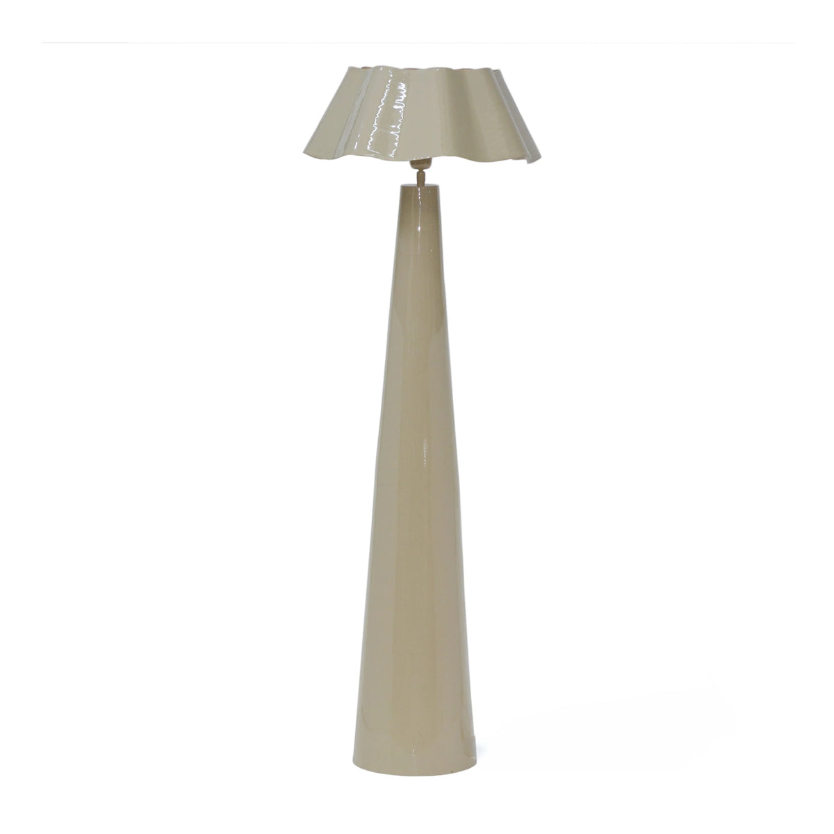 Colmore Floor Lamp Gina – Ø47x134cm in Warm Sand