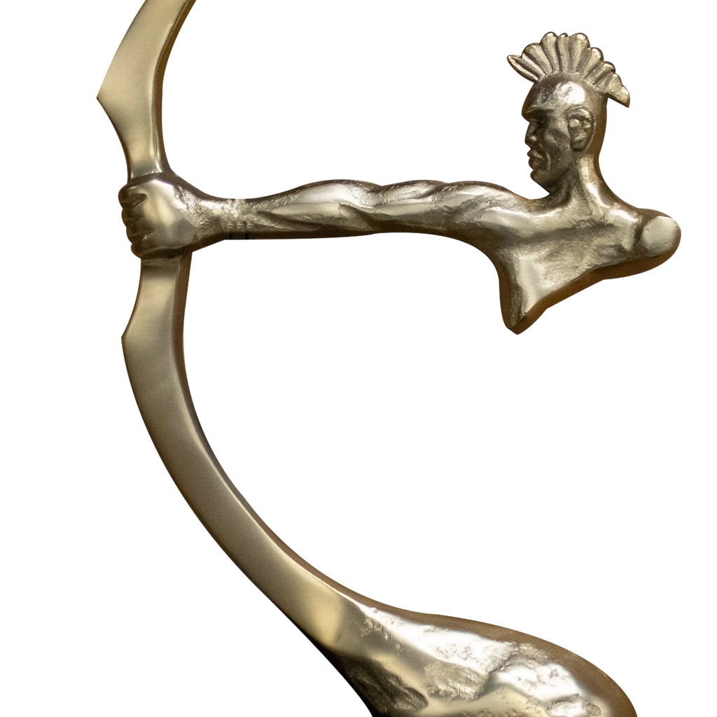 Colmore Decorative Ornament – 25x10x33cm in Brushed Gold & Black