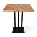 Colmore Corfu Teak Bistro Table – 80x80x76cm in Brown Teak