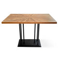 Colmore Corfu Teak Bistro Table – 140x80x76cm in Brown Teak
