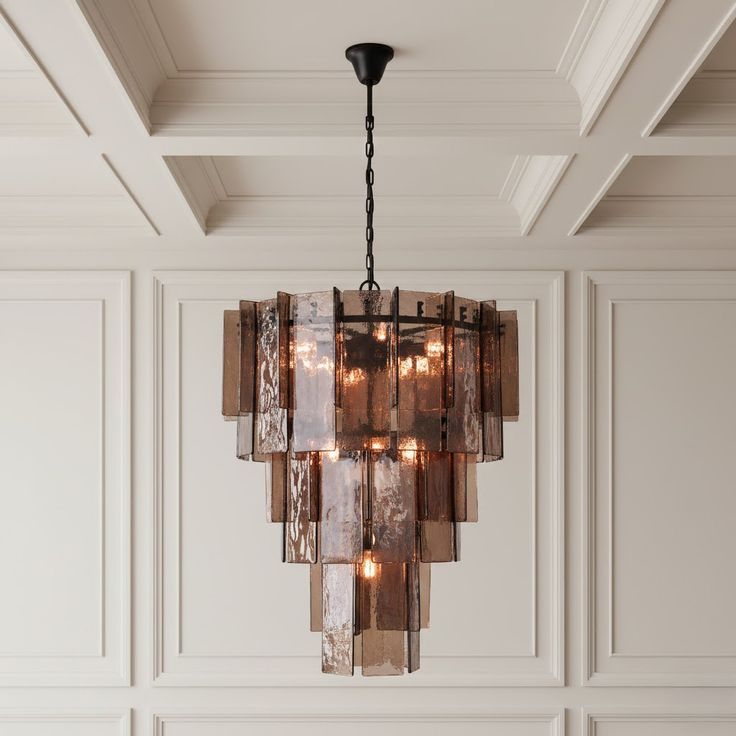 Chandelier COMILLAS Ø88x100cm Smoke