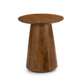 Colmore Whispering Oak Side Table – 54x63cm in Brown