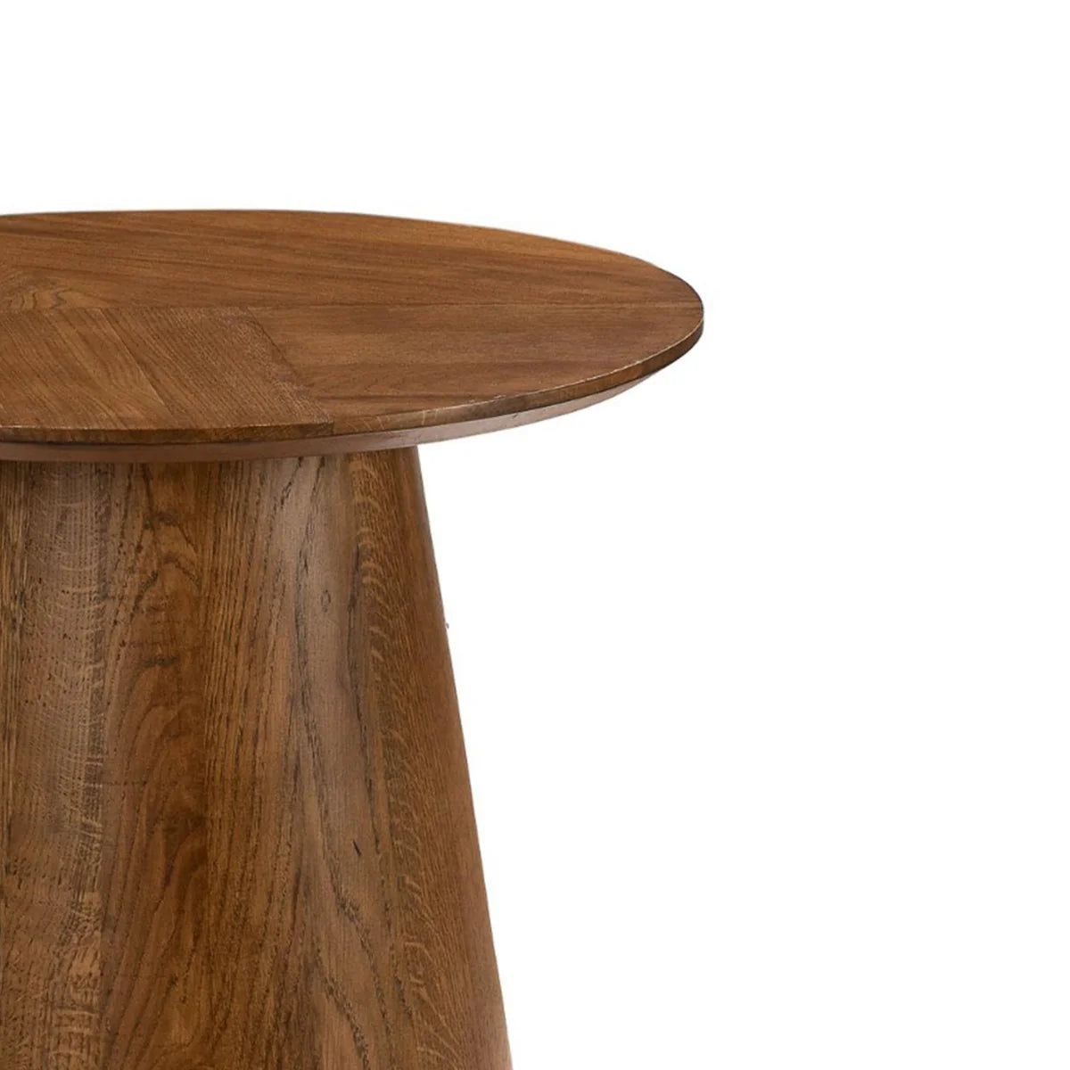 Colmore Whispering Oak Side Table – 54x63cm in Brown