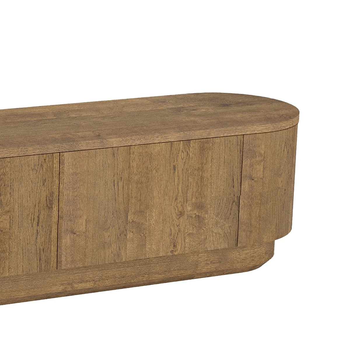 Colmore TV Cabinet Whispering Oak – 240x45x40cm in Rich Brown