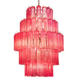 Colmore Fuchsia Glass Chandelier – 80x80x119cm