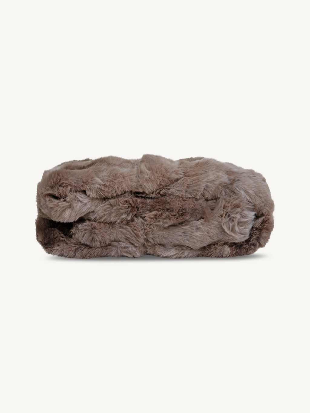 Colmore Faux Fur Plaid Luciana – in  Mocha Macchiato