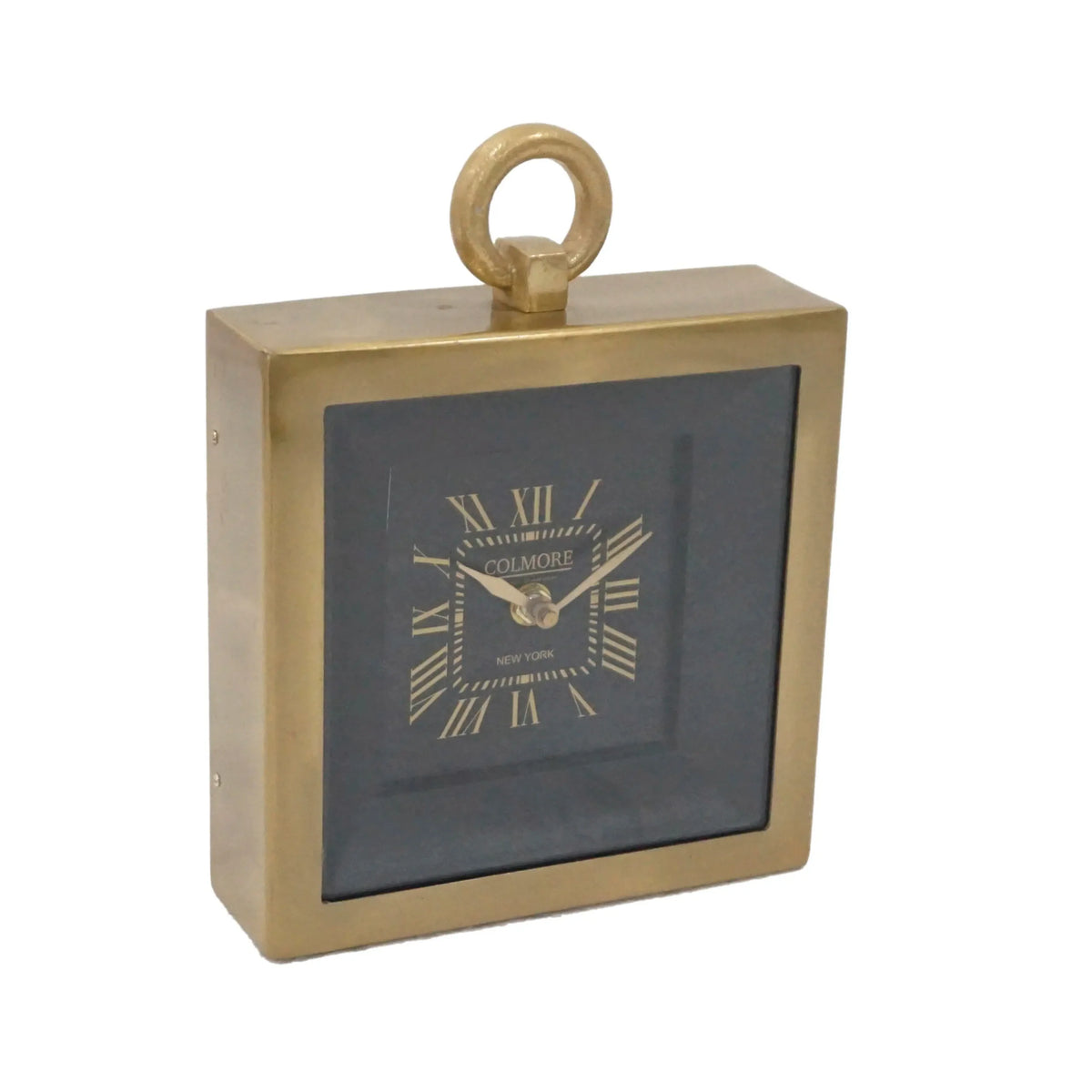 Colmore Table Clock Pendo – 19x5x24cm in Antique Brass