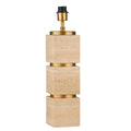 Colmore Table Lamp Amana – Ø13x52cm in Beige Travertine