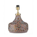 Colmore Table Lamp Wilks – 30x26x38cm in Glazed Blue Brown Ceramic