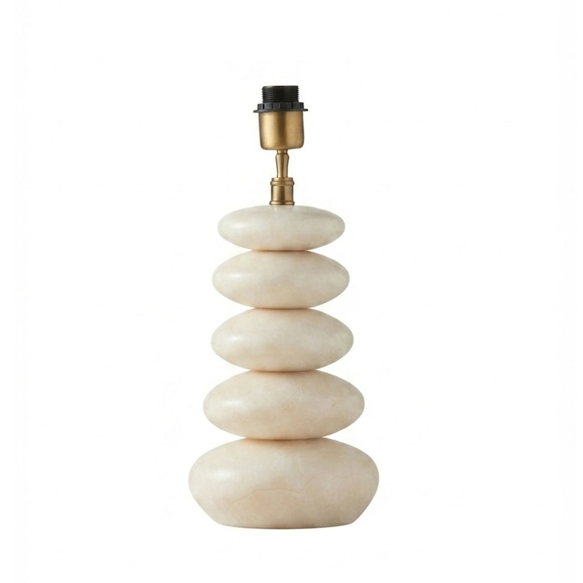 Colmore Table Lamp Wern – Ø20x44cm in Beige Marble