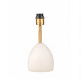 Colmore Table Lamp Walter – Ø15x32cm in White Alabaster