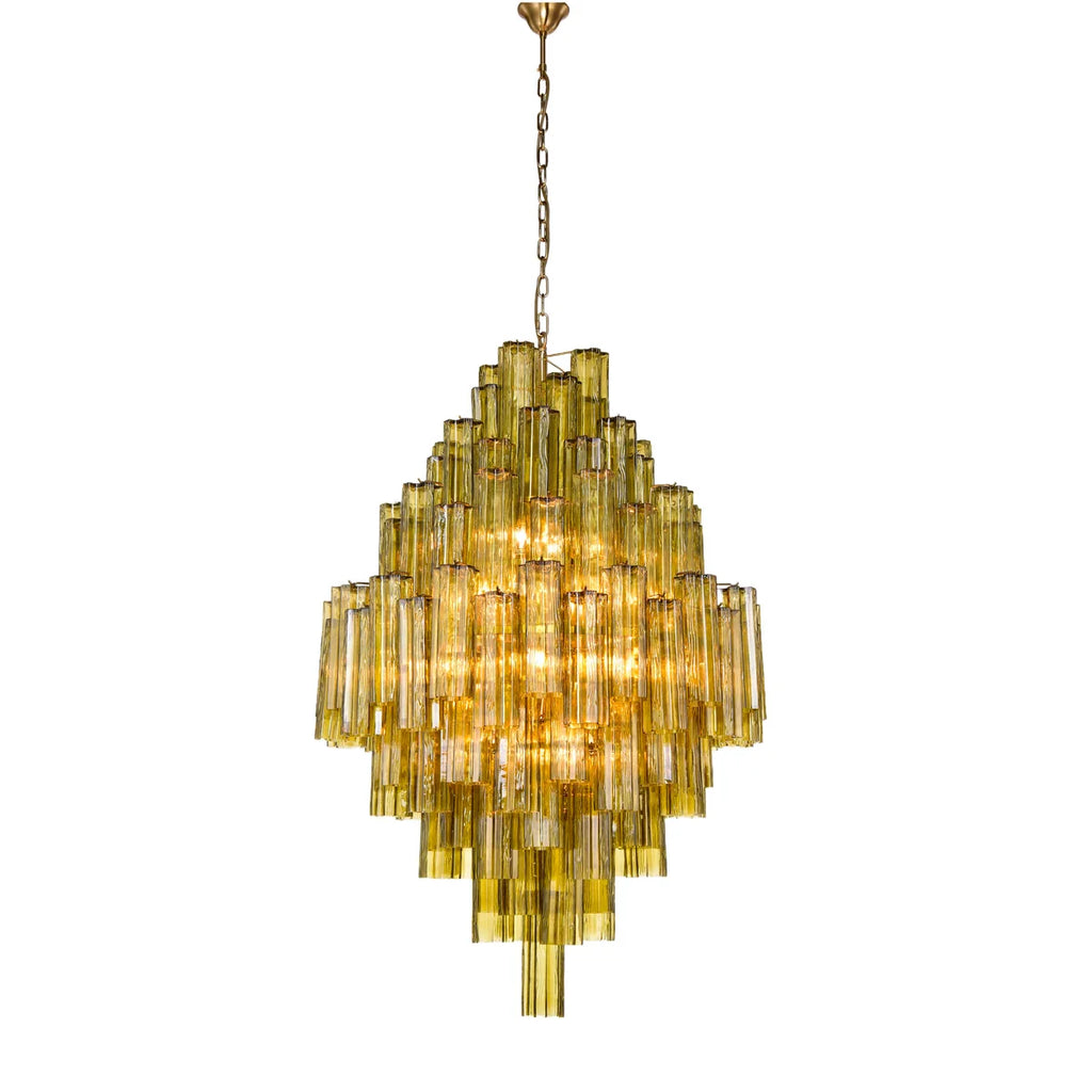 Colmore Calella Chandelier Ø81x126 Dark Green