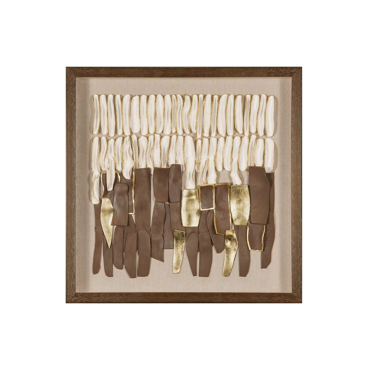 Colmore Wall Art Lumora – Brown/White (60x60x6cm)