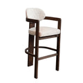 Colmore Bar Chair Nordin – 50x58x113cm in Beige & Caramel