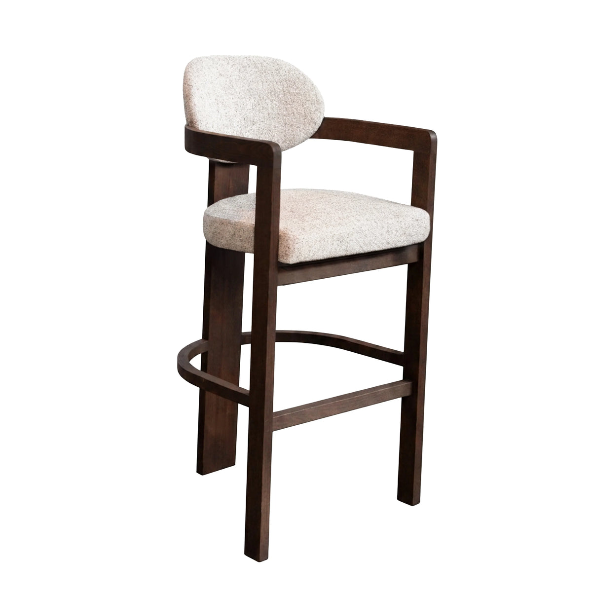 Colmore Bar Chair Nordin – 50x58x113cm in Beige & Caramel