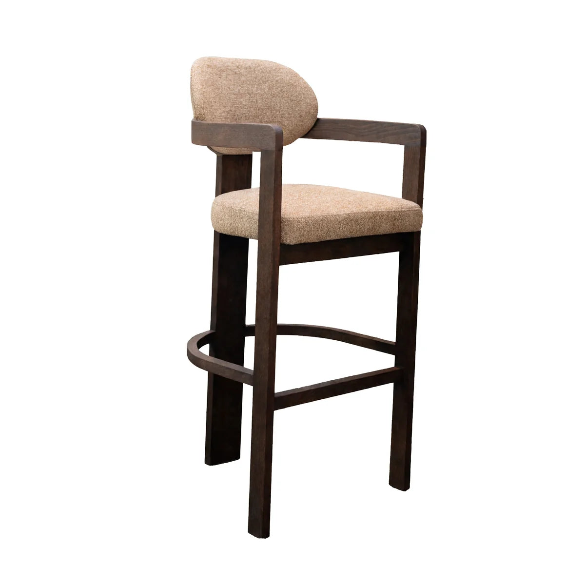 Colmore Bar Chair Nordin – 50x58x113cm in Beige & Caramel