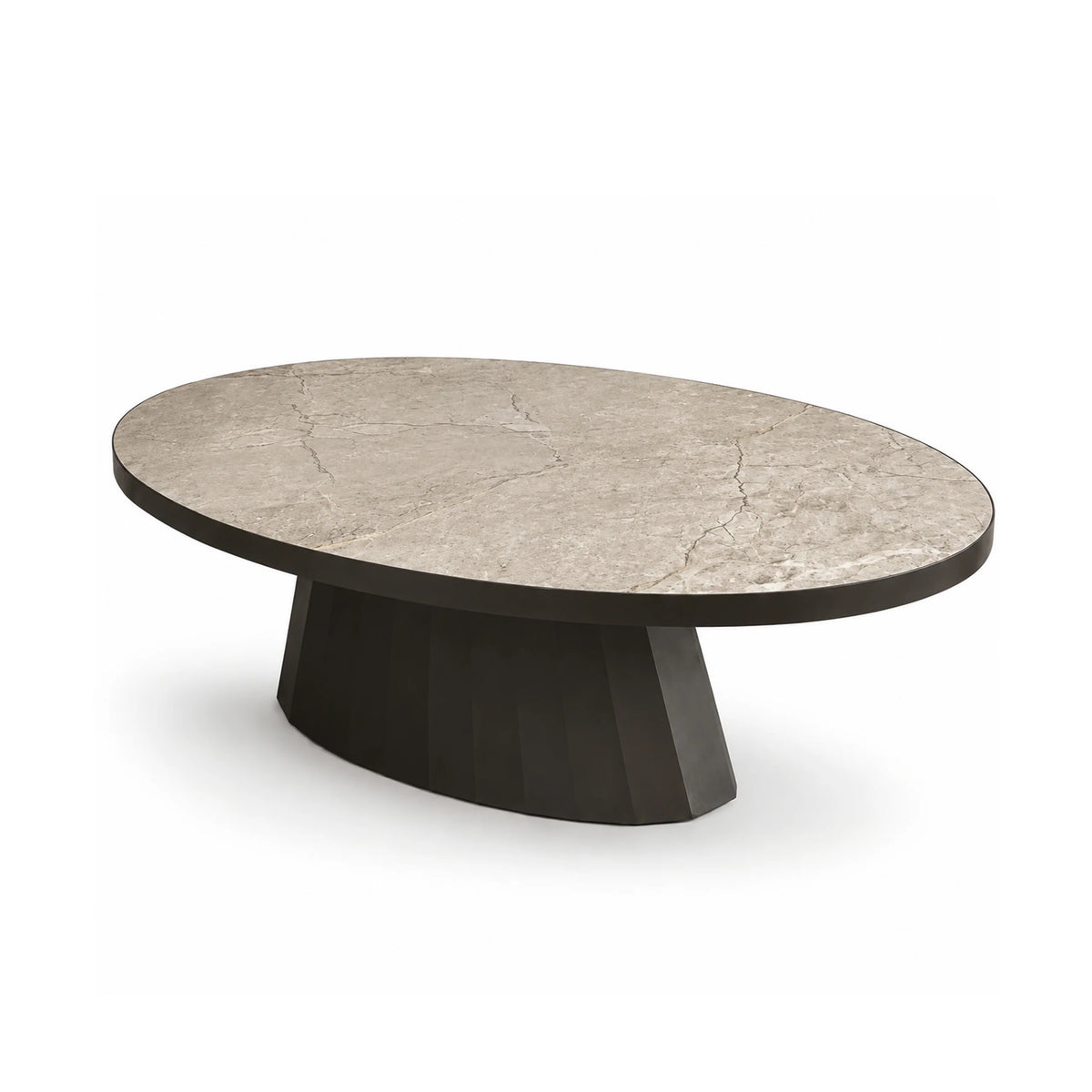Colmore Coffee Table Annecy – 130x70x40cm with Brown Ceramic Top