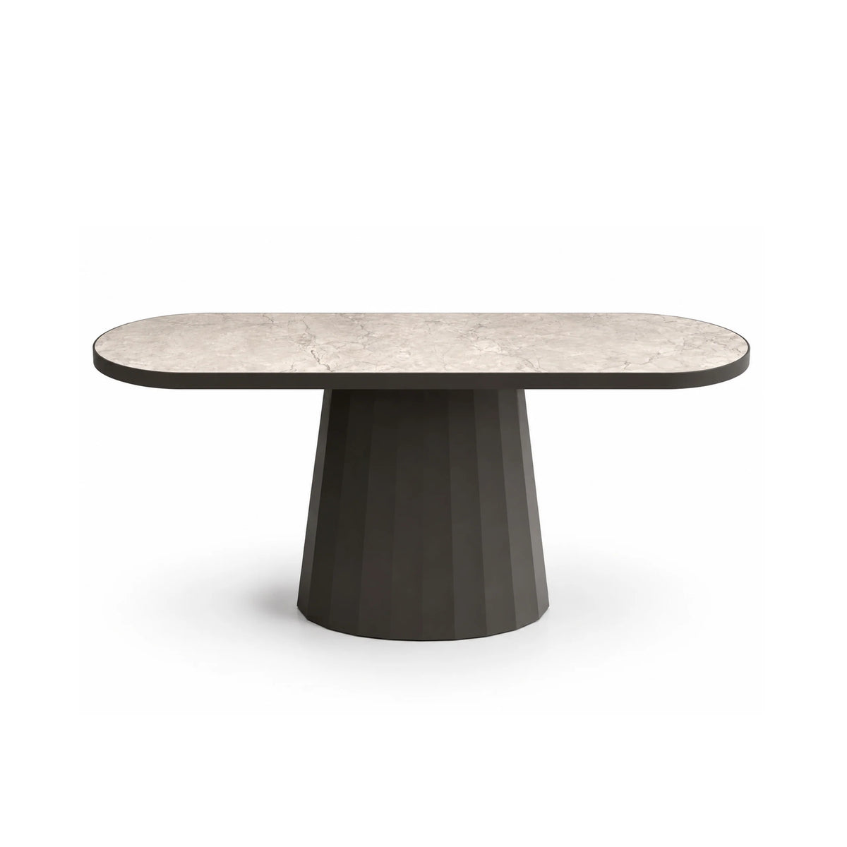 Colmore Console Table Annecy – 140x40x76cm with Brown Ceramic Top