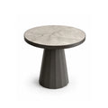 Colmore Side Table Annecy – Ø50x50cm with Brown Ceramic Top