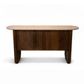 Colmore Sideboard Tavora – 140x40x75cm in Brown Mangowood with Travertine Top