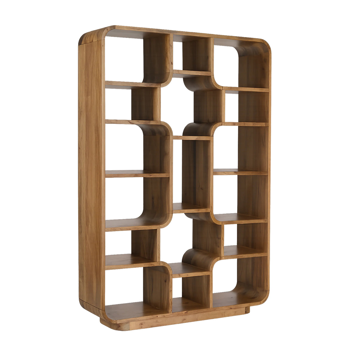 Colmore Shelving Unit Rania – 140x38x200cm in Natural Mango Wood
