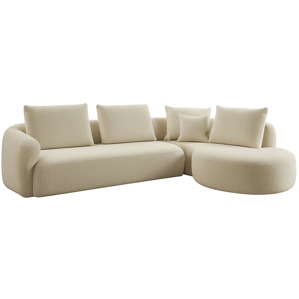 Colmore Sofa Montreal Lounge Right – 329x262x86cm in Beige