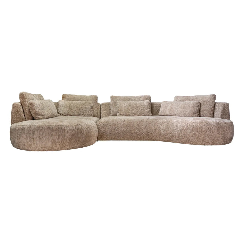 Colmore Sofa Madrio Lounge Left – 351x183x80cm in Sand