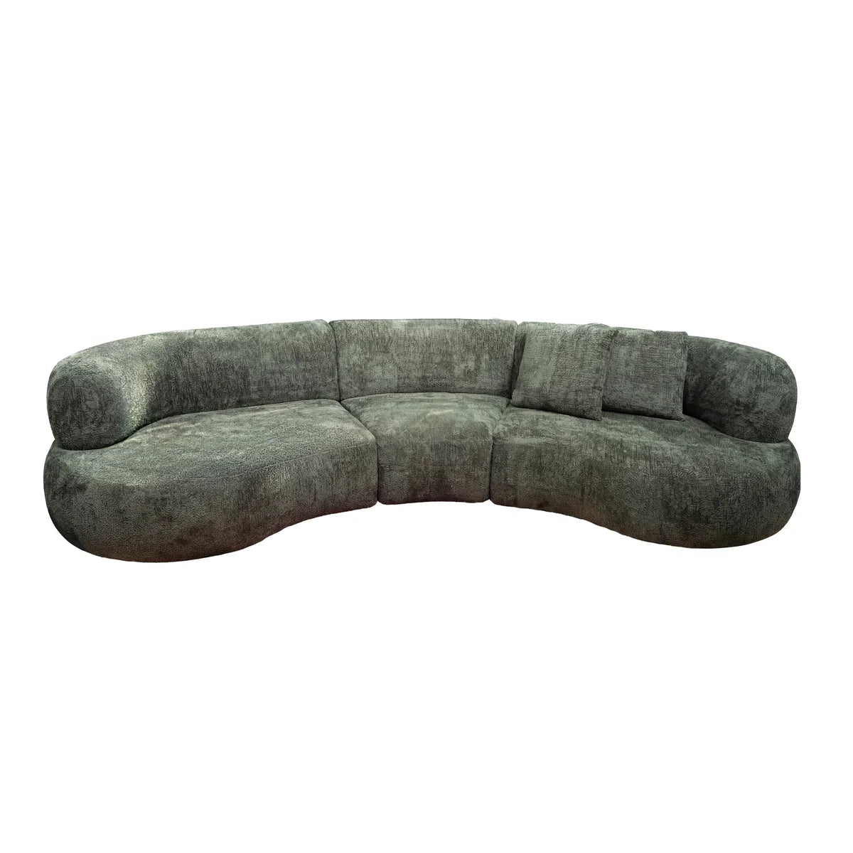 Colmore Sofa Santorini 3-Seat – 404x129x79cm in Forest