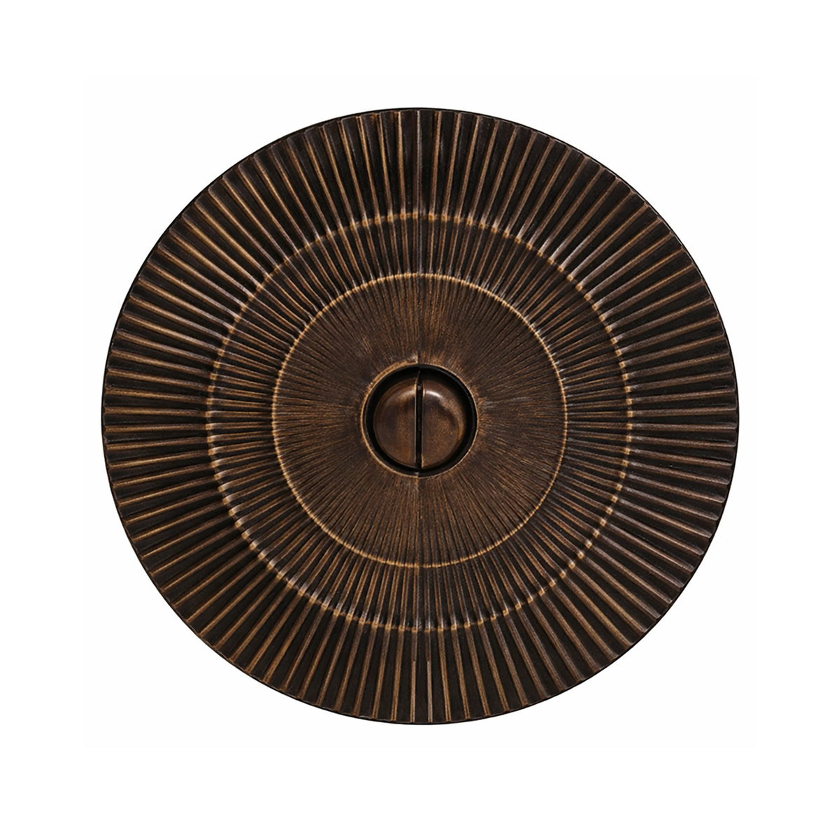 Colmore Wall Cabinet Brass Eclipse – Ø90x30cm in Brushed Antique Brass