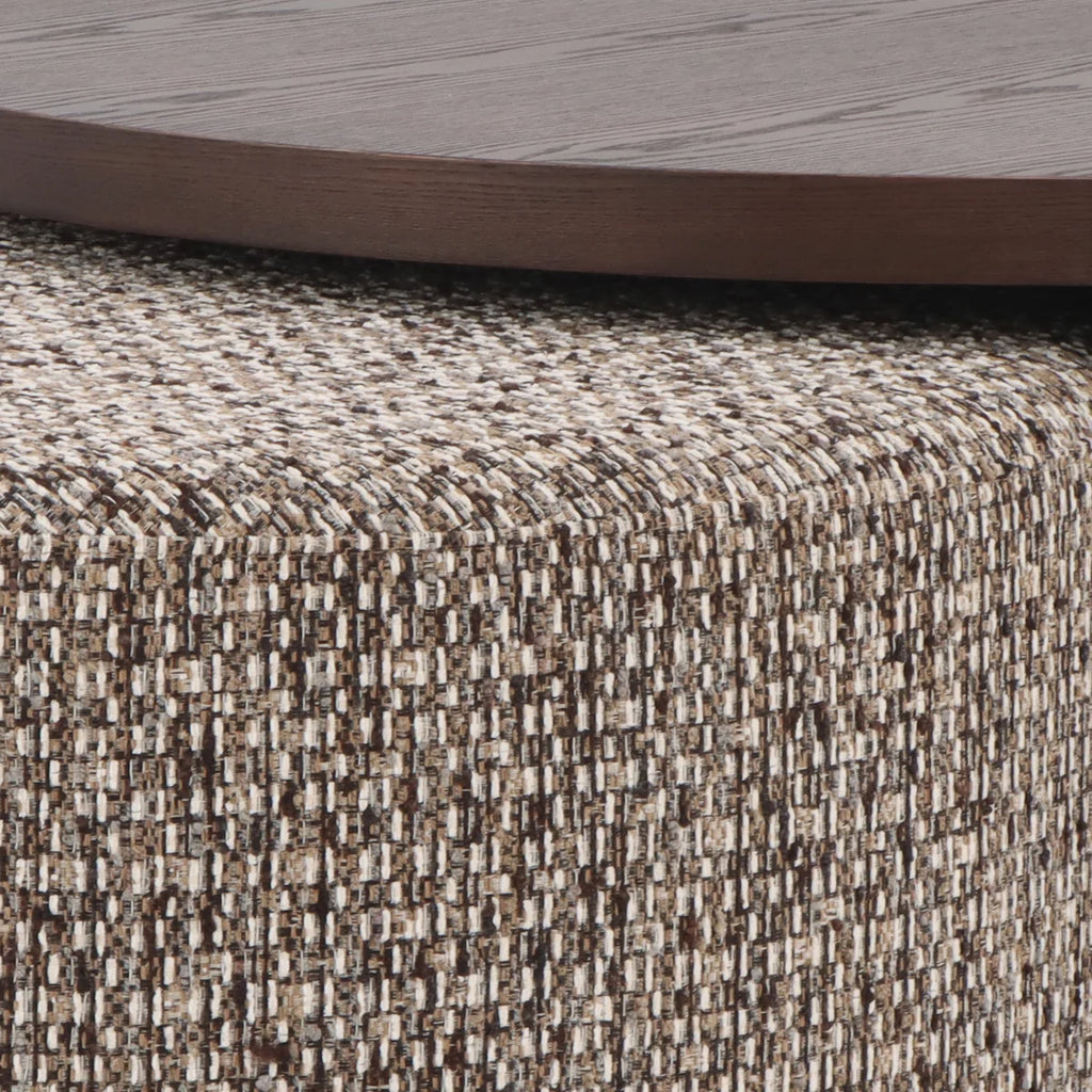 Colmore Adelaide Round Coffee Table – 91x44cm in Cappuccino