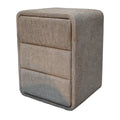 Colmore Bedside Table Madeira – 63x44x43cm in Soft Dusty Taupe