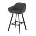 Colmore Bar Chair Ambrose Low Seat (Set of 2) – 60x51x87cm in Granite Anthracite