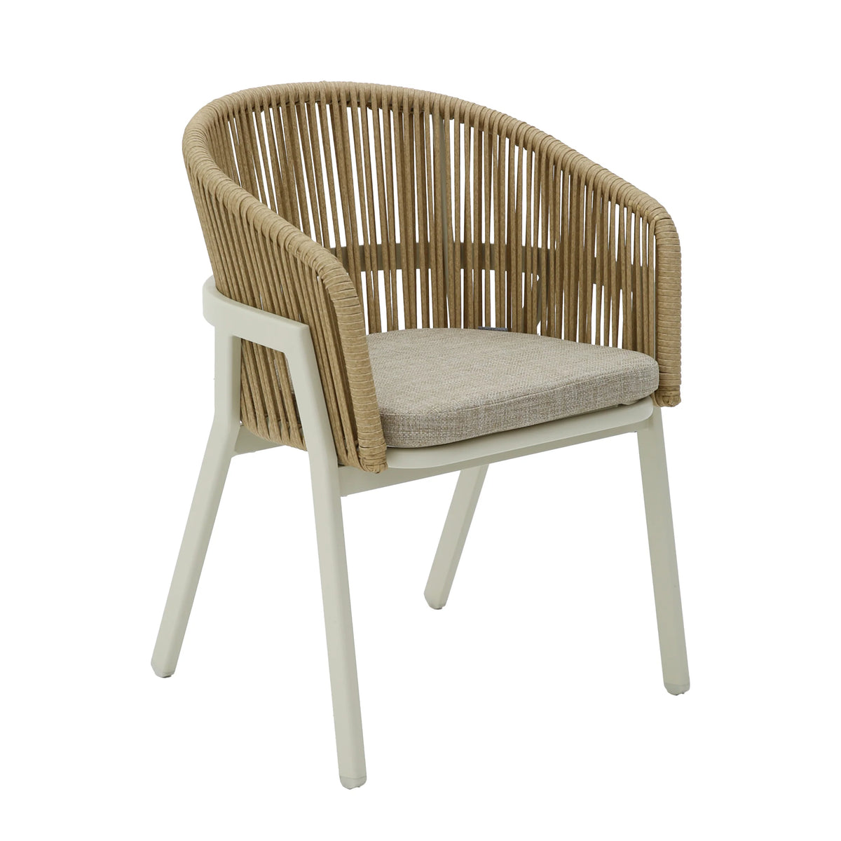 Colmore Outdoor Bar Chair Cancun (Set of 2) – Cream (57x59x100cm)