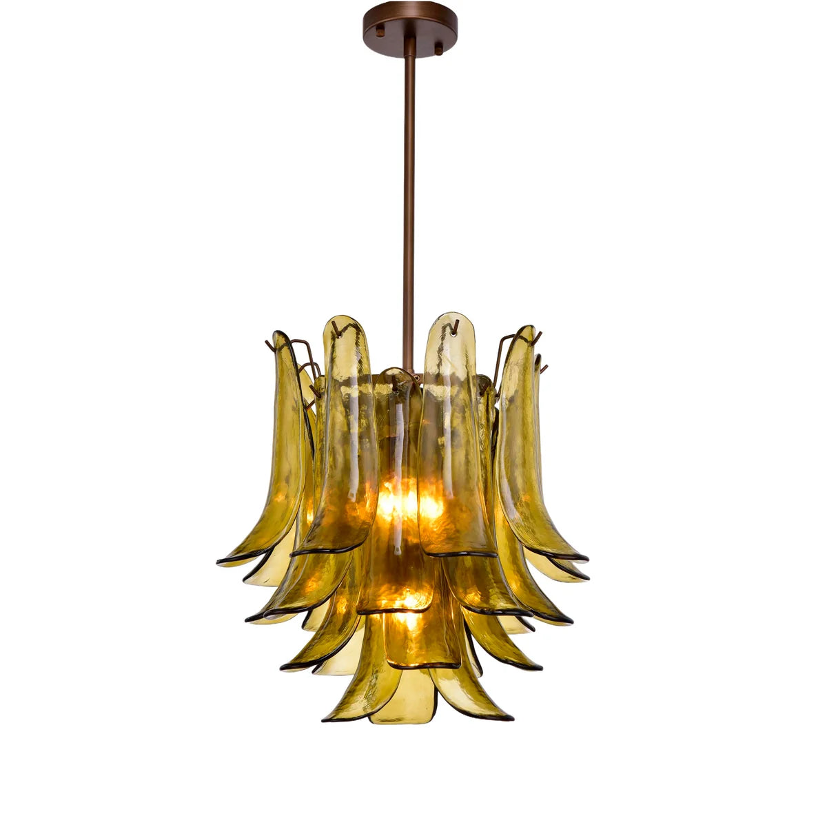 Colmore Santiago Chandelier - 45x44cm Dark Green