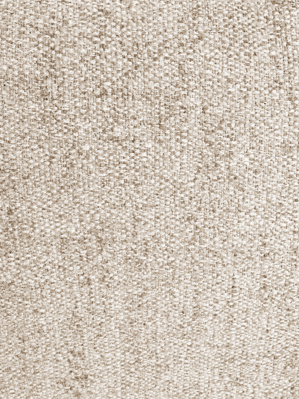 A close-up of a woven fabric texture in a warm off-white or cream tone, showing the detailed weave pattern.