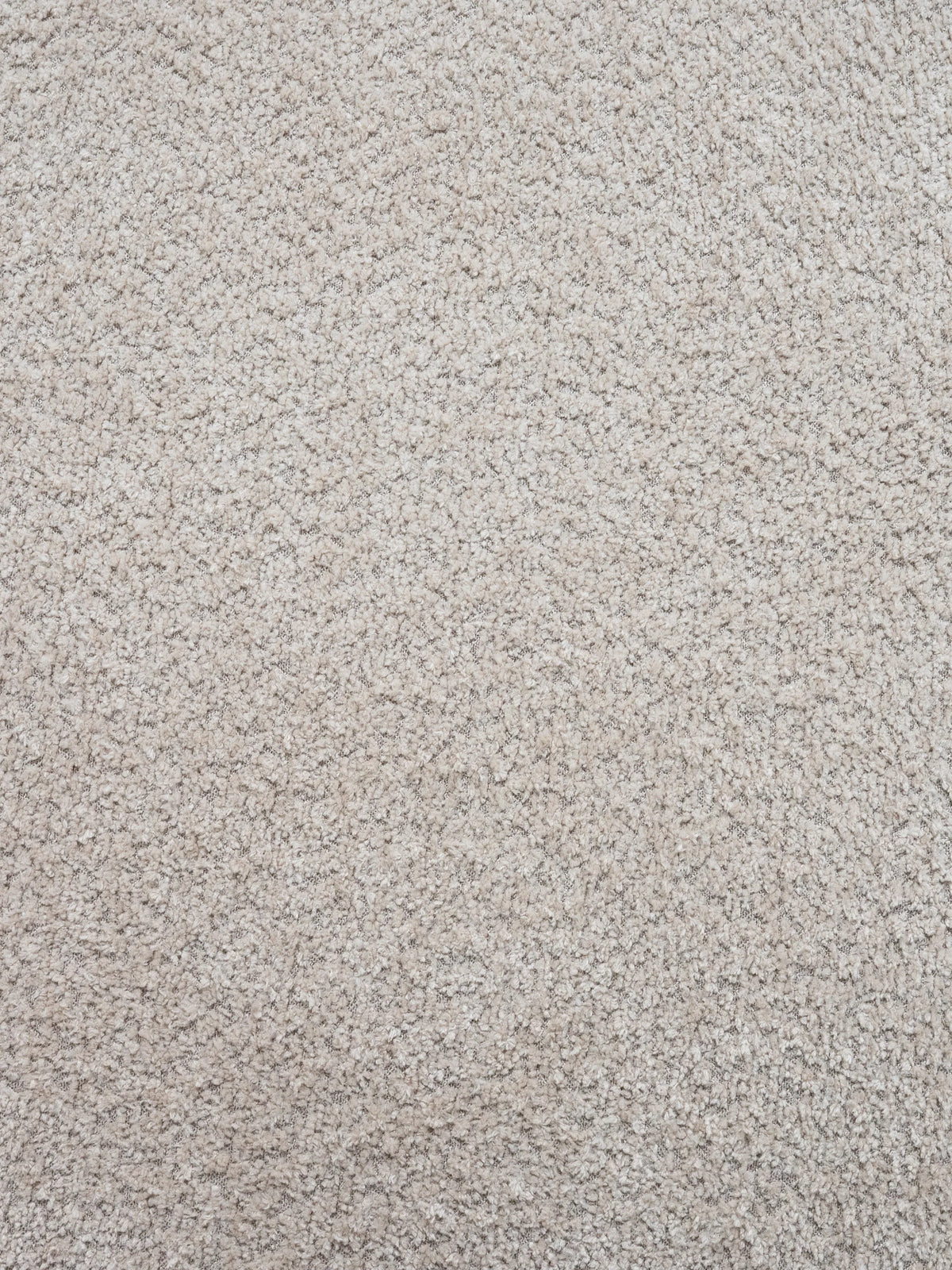 A close-up texture shot of a low-pile carpet or rug in a warm light beige color, showing the dense looped fibers.