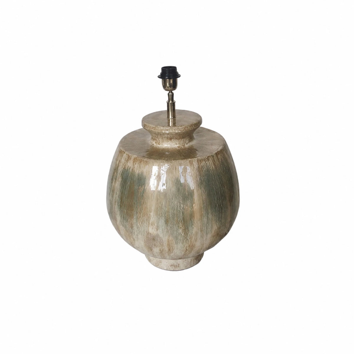 Colmore Table Lamp Luma – Ø38x55cm in Warm Beige