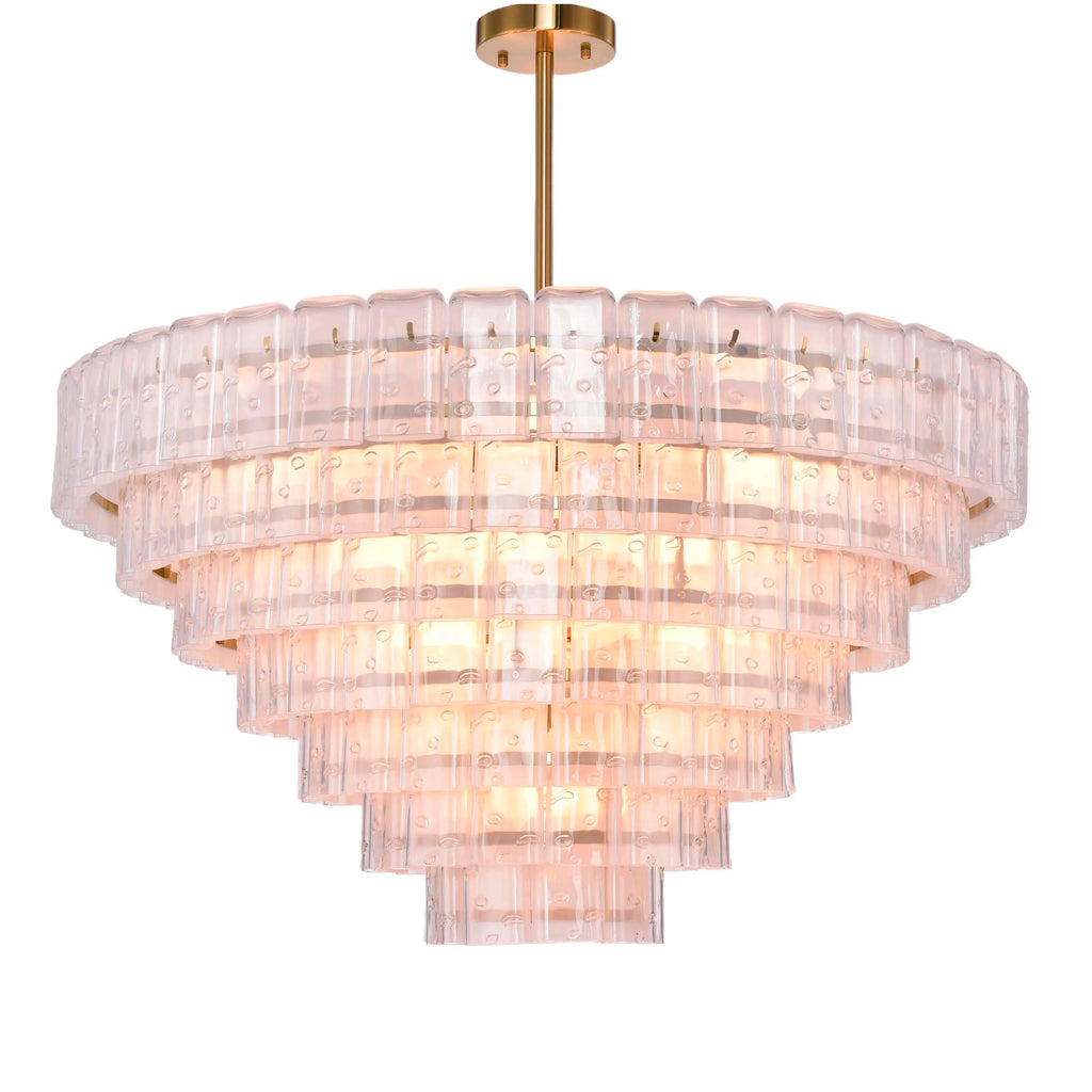 Chandelier SANTONA Ø96x55cm frost