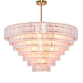 Chandelier SANTONA Ø96x55cm frost