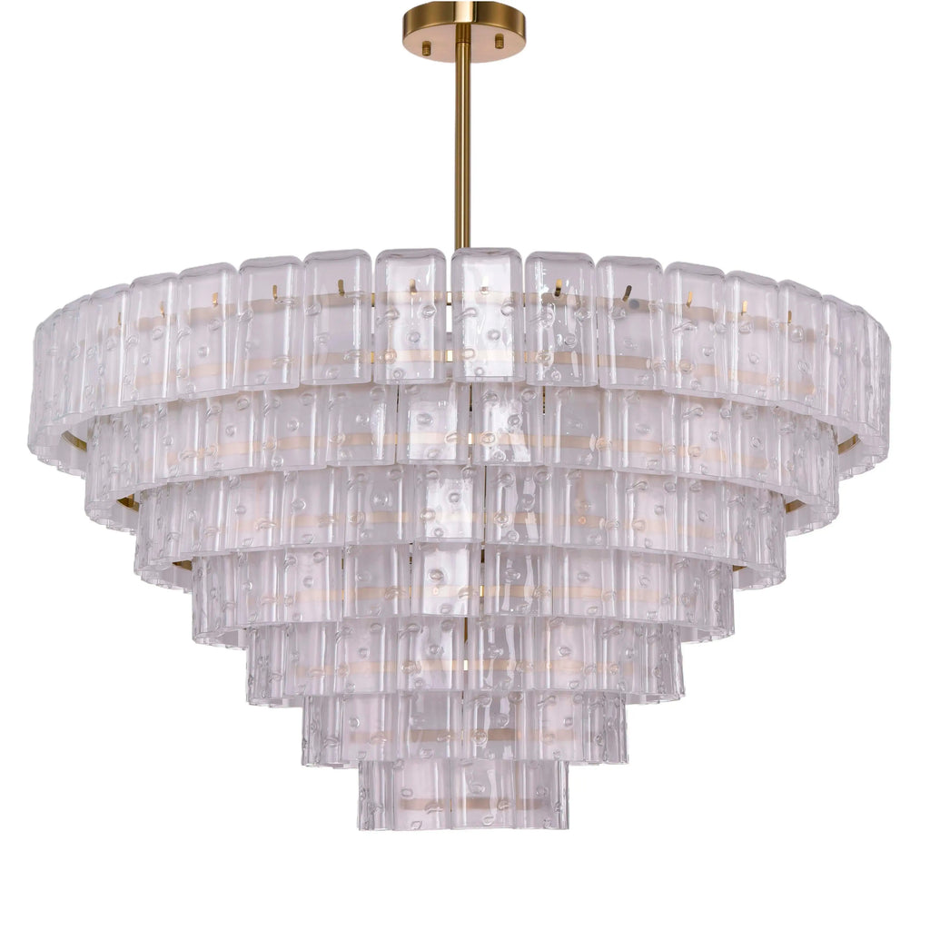 Chandelier SANTONA Ø96x55cm frost